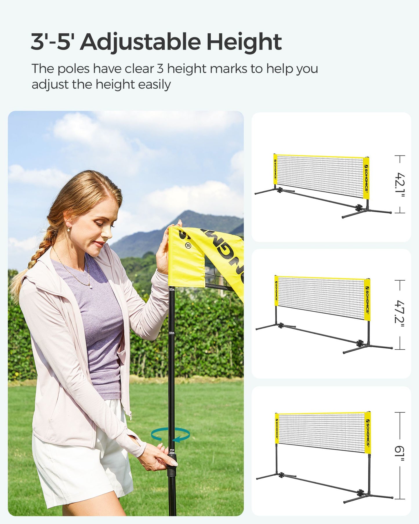 Portable Sports Set for Badminton