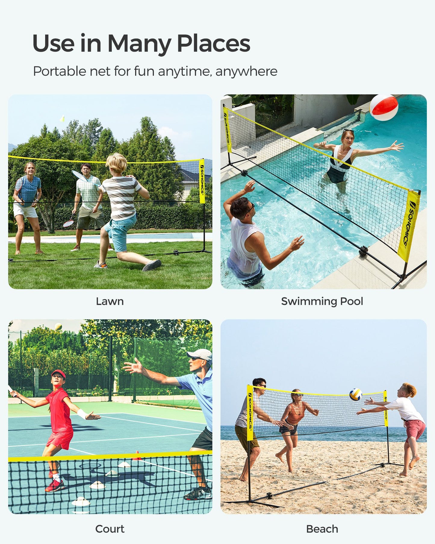 Portable Sports Set for Badminton