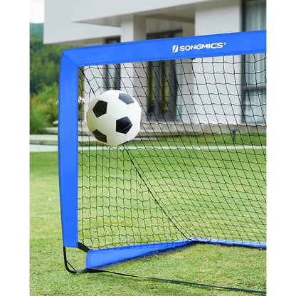 Set of 2 Folding Children's Soccer Goal Blue - image 4