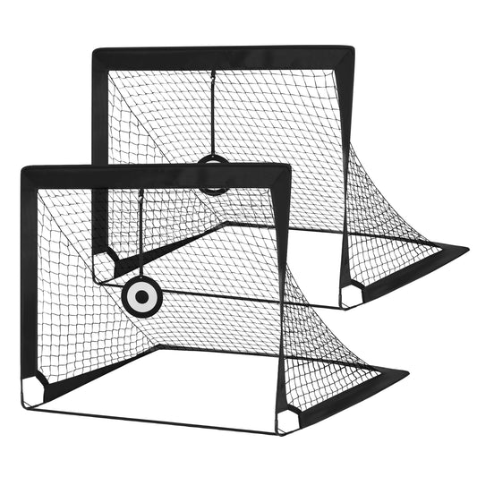Set of 2 Pop-Up Soccer Goals - image 1