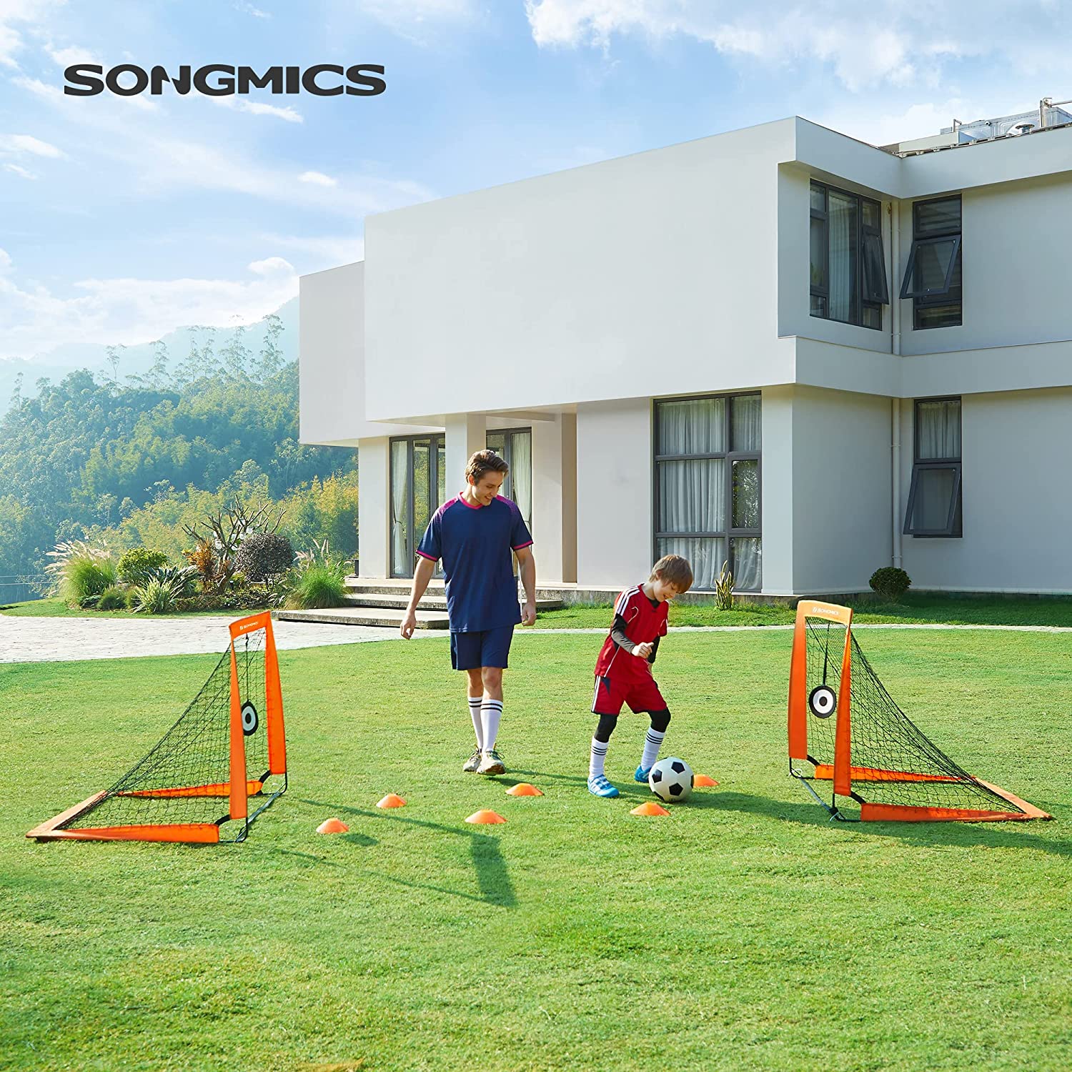 Set of 2 Football Net for Backyard - image 3