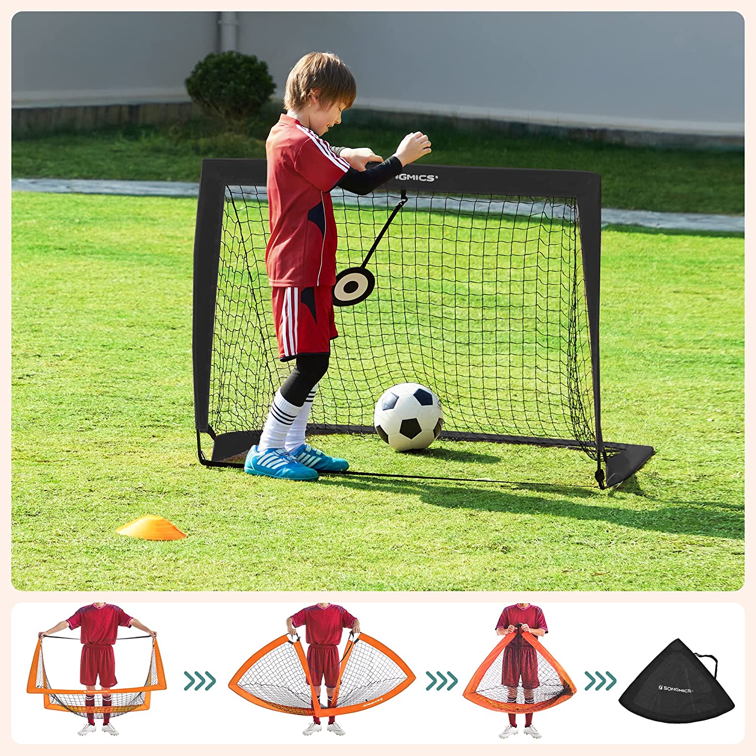 Set of 2 Football Net for Backyard - image 5