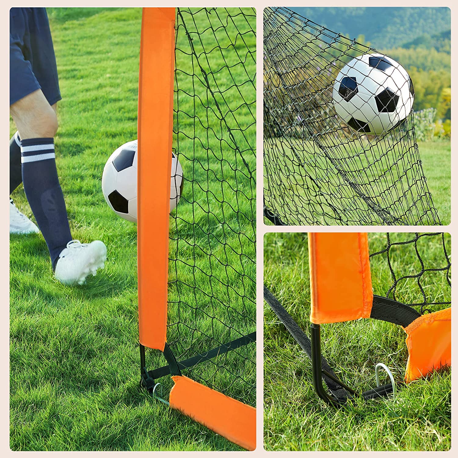 Set of 2 Football Net for Backyard - image 6