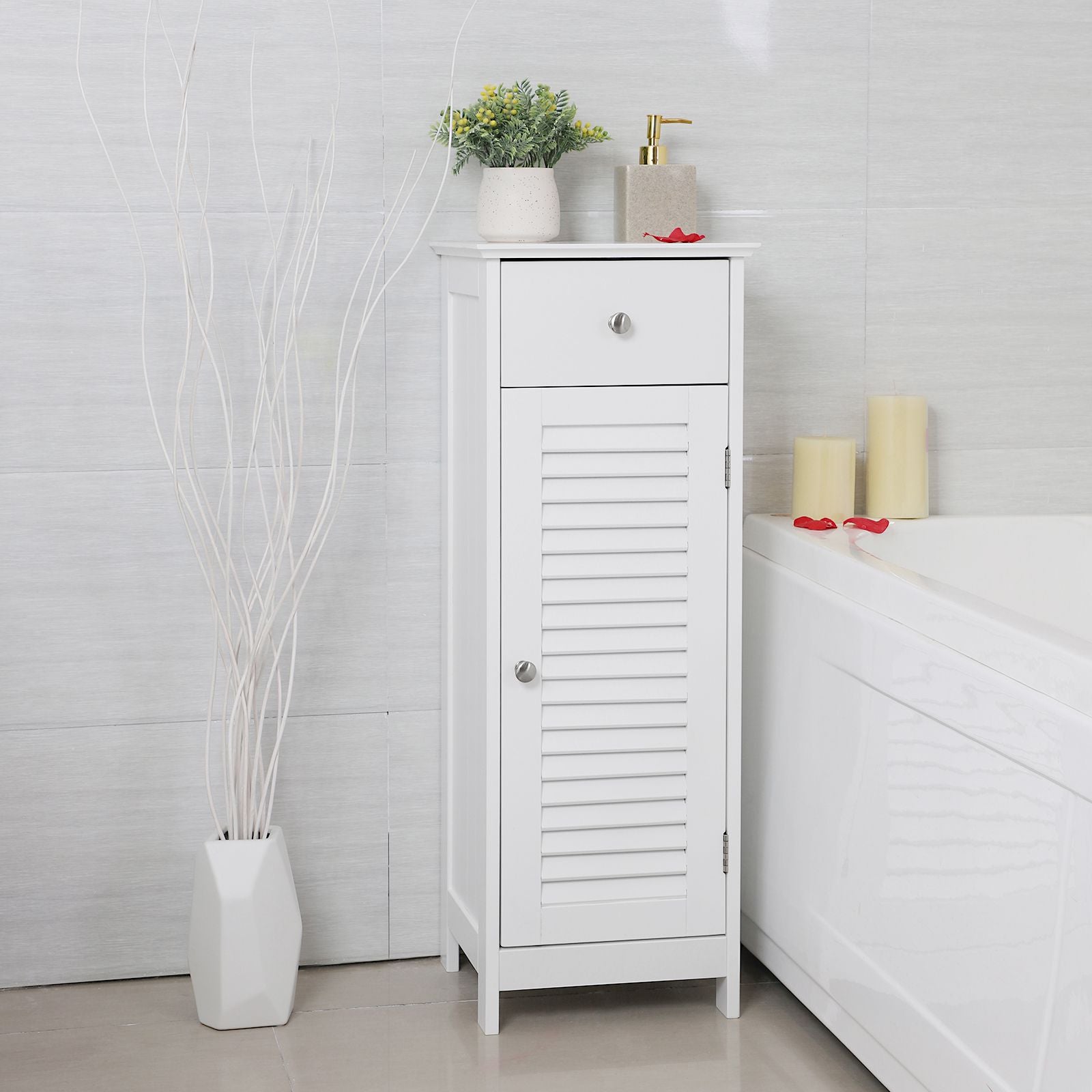 Shutter Door Bathroom Cabinet - image 4