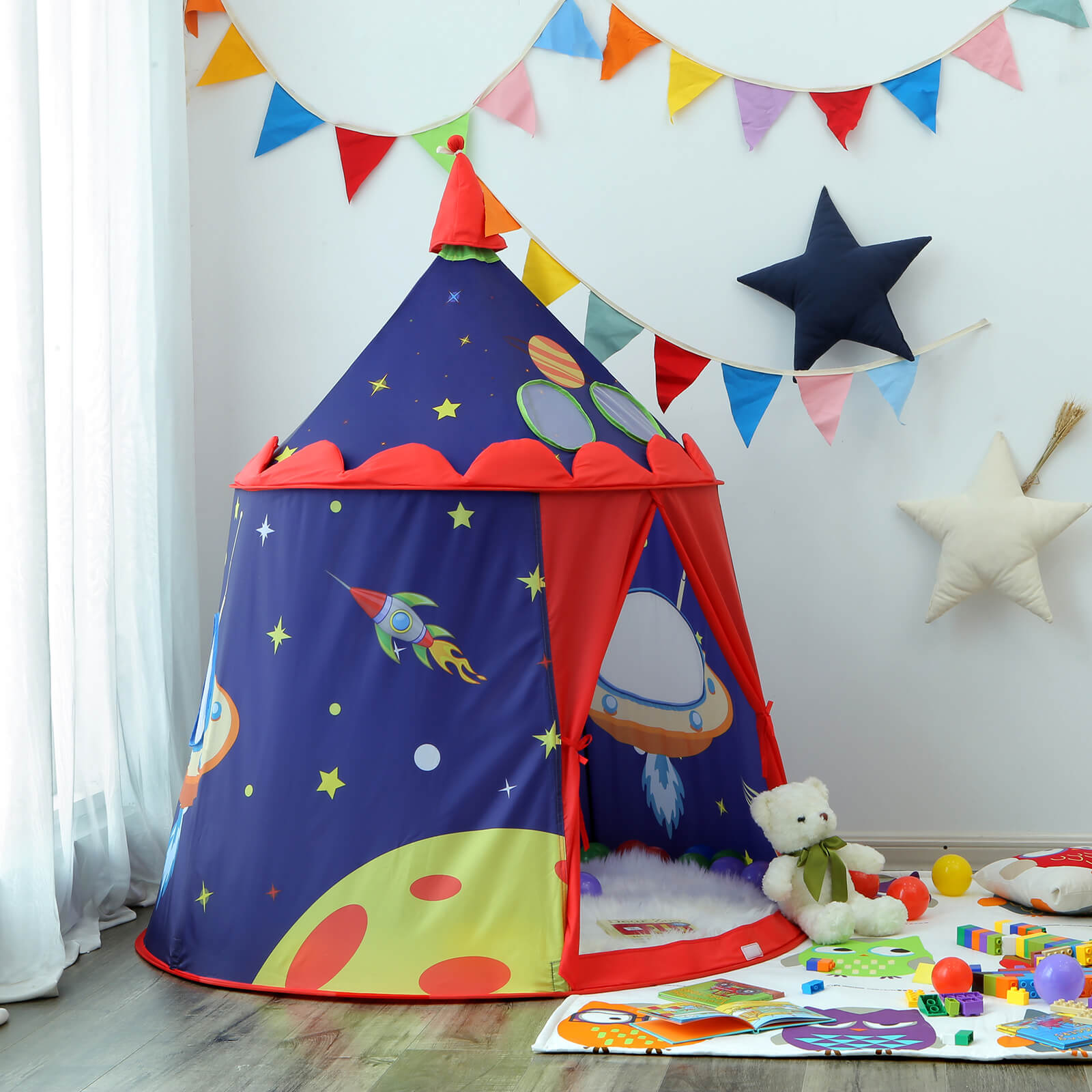 Space Pattern Play Tent - image 4