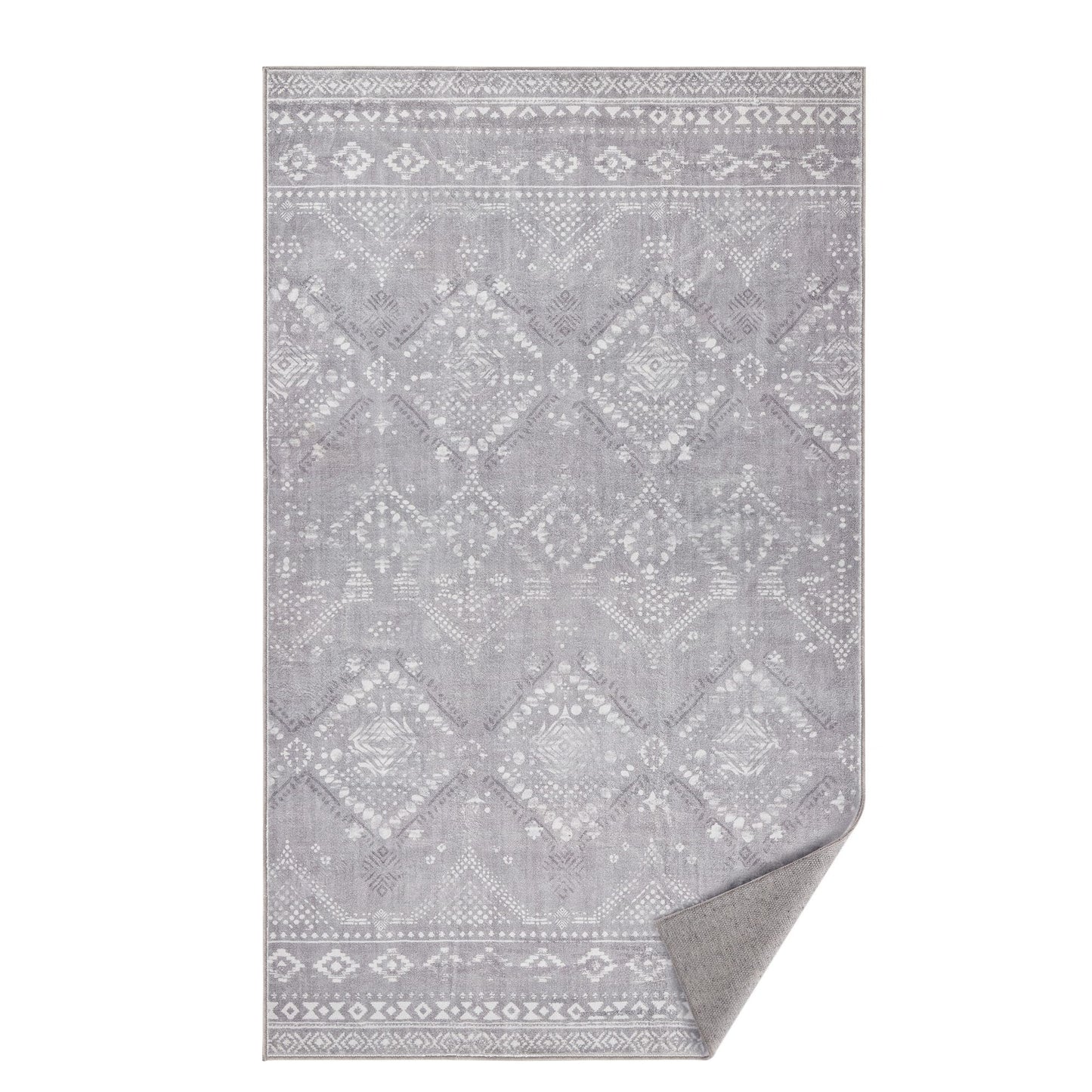 Area rug with non slip design and machine washable 3x5 ft