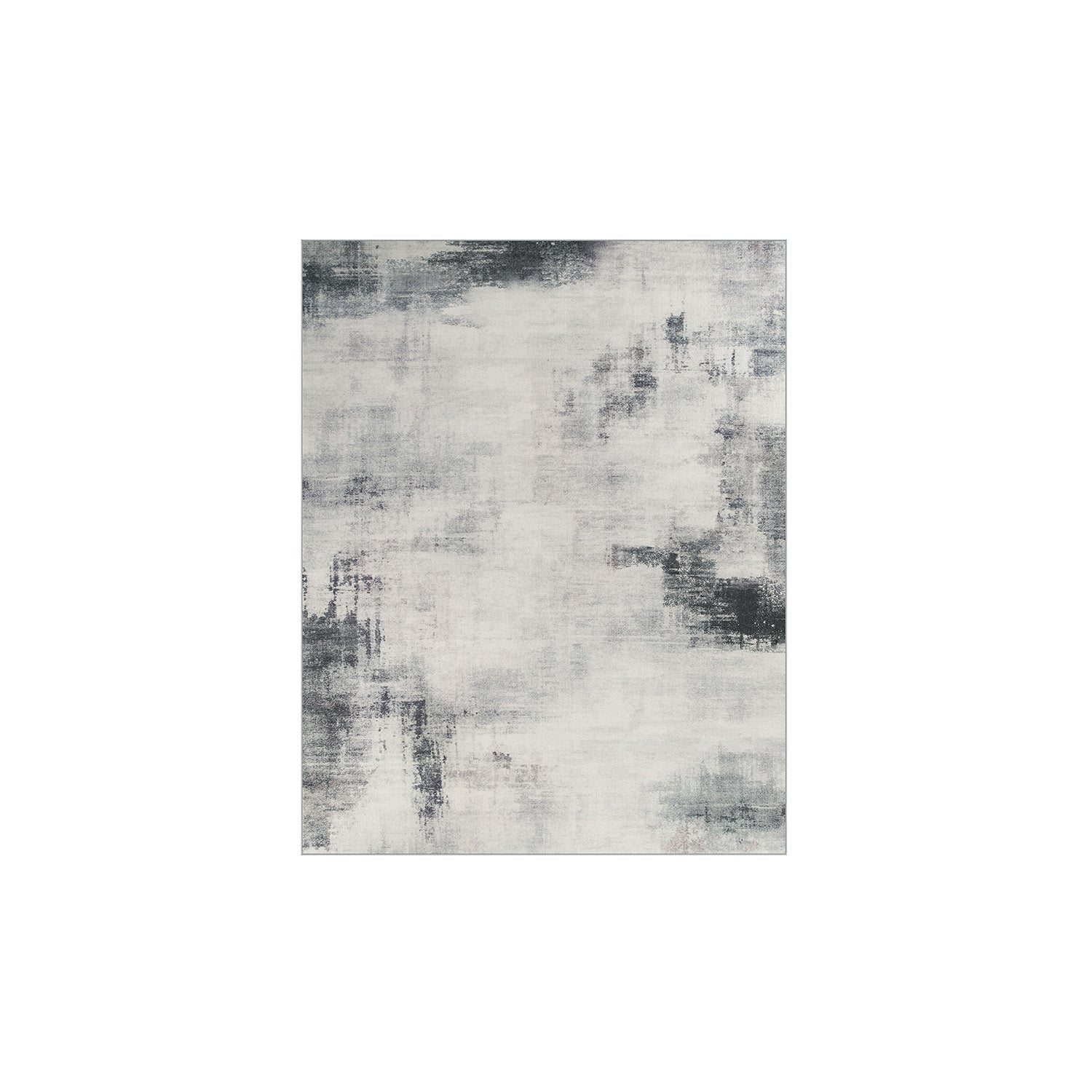 8x10 ft Area Rug, Modern Abstract Style