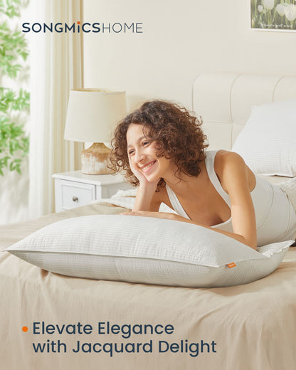 Bed Pillows Queen Size Set of 2, 20 x 30 Inches