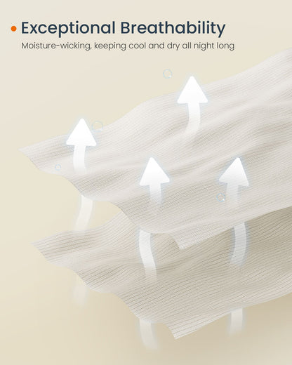 Bed Pillows Queen Size Set of 2, 20 x 30 Inches