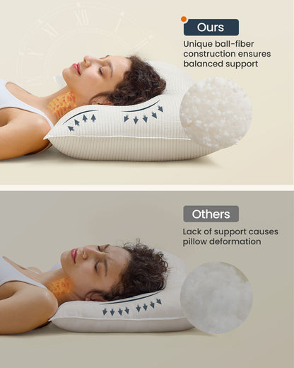 Bed Pillows Queen Size Set of 2, 20 x 30 Inches