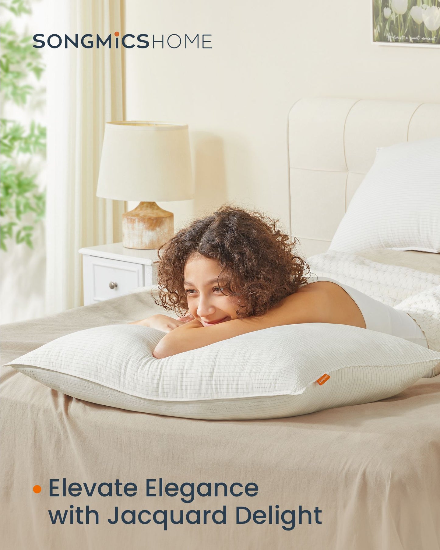Bed Pillows King Size Set of 2, 20 x 36 Inches