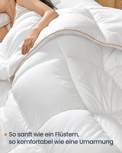 Cloud White Quilted Duvet — 220 x 240 cm