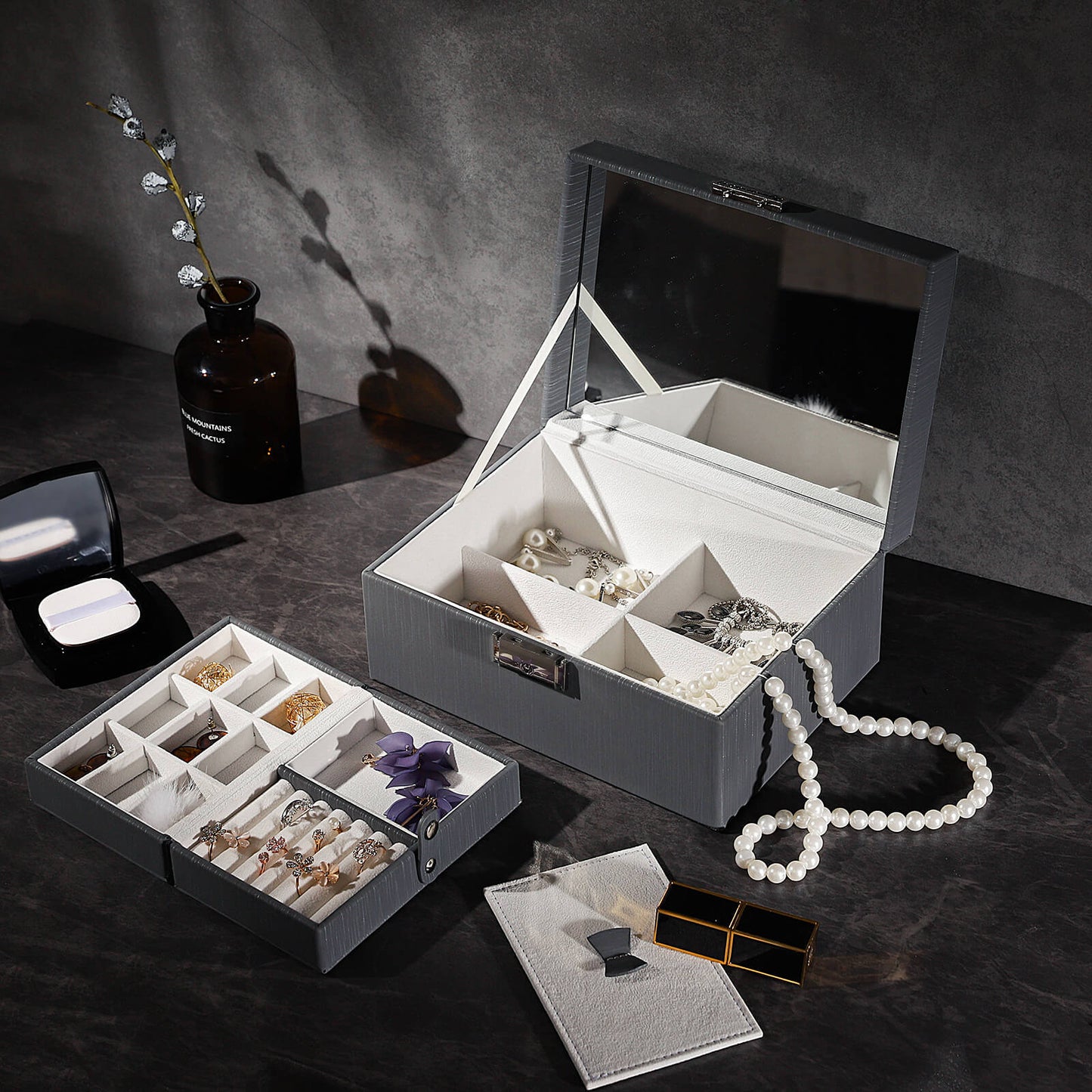 Thickened Frame Jewelry Box - image 5