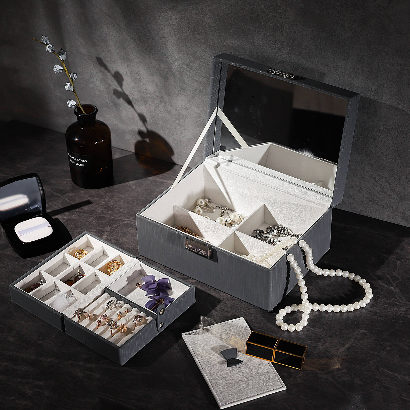 Thickened Frame Jewelry Box - image 5