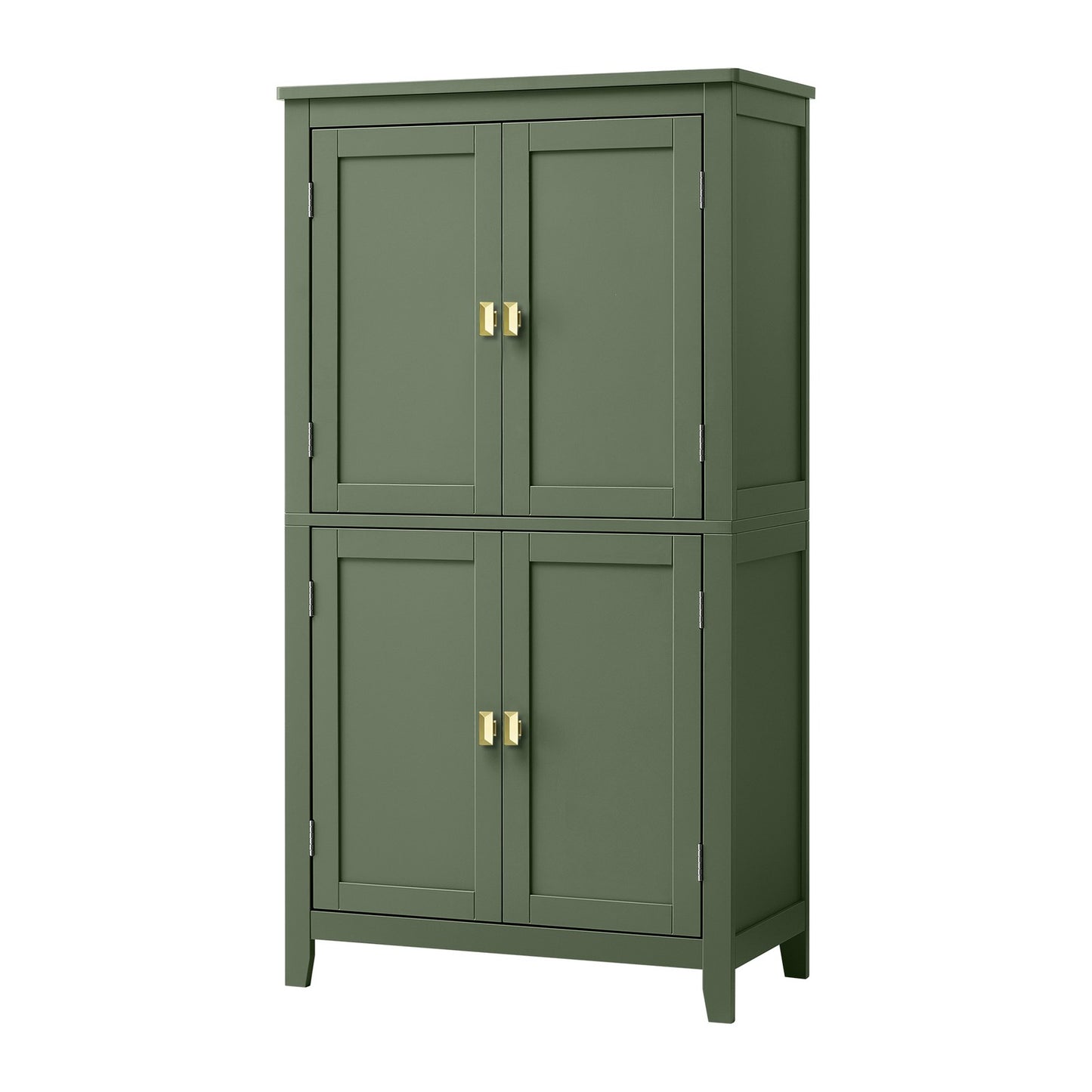 Freestanding storage cabinet with adjustable shelves for bathroom - image 25