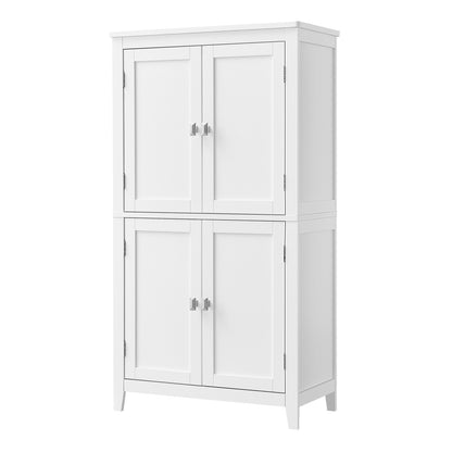 Freestanding storage cabinet with adjustable shelves for bathroom - image 17