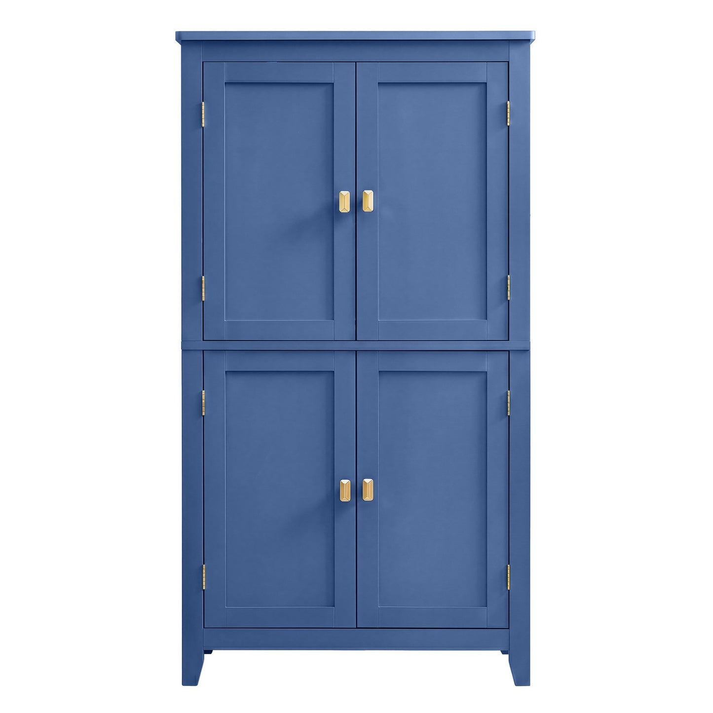 Freestanding storage cabinet with adjustable shelves for bathroom - image 1