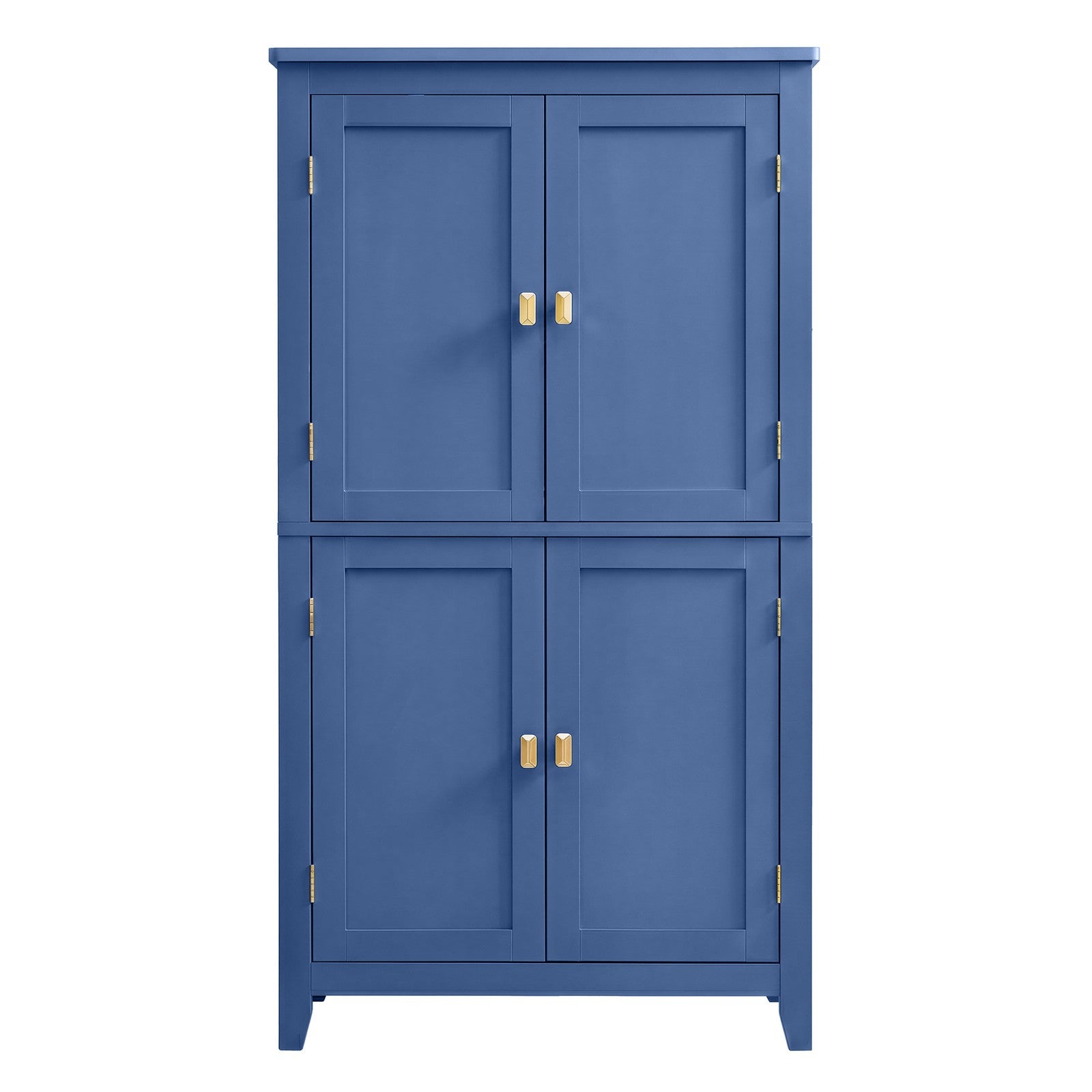 Freestanding storage cabinet with adjustable shelves for bathroom - image 1