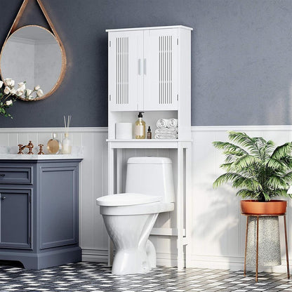 White Over-the-Toilet Storage Cabinet - image 2