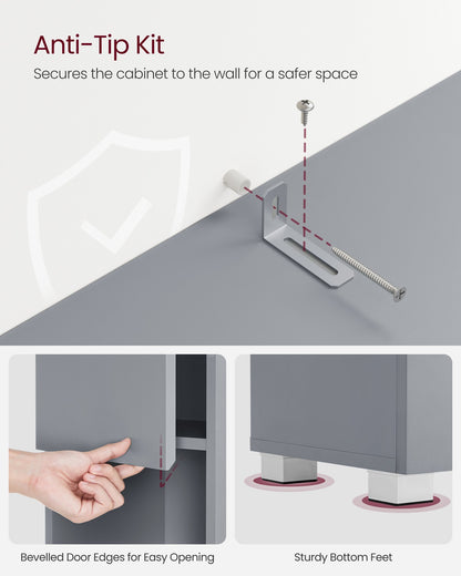 Slim Bathroom Storage Cabinet