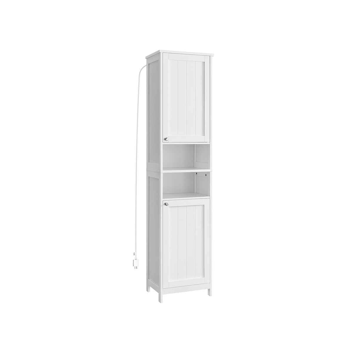 Tall Bathroom Cabinet with Lights