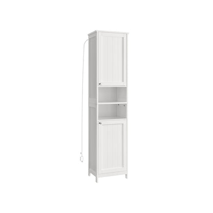 Tall Bathroom Cabinet with Lights
