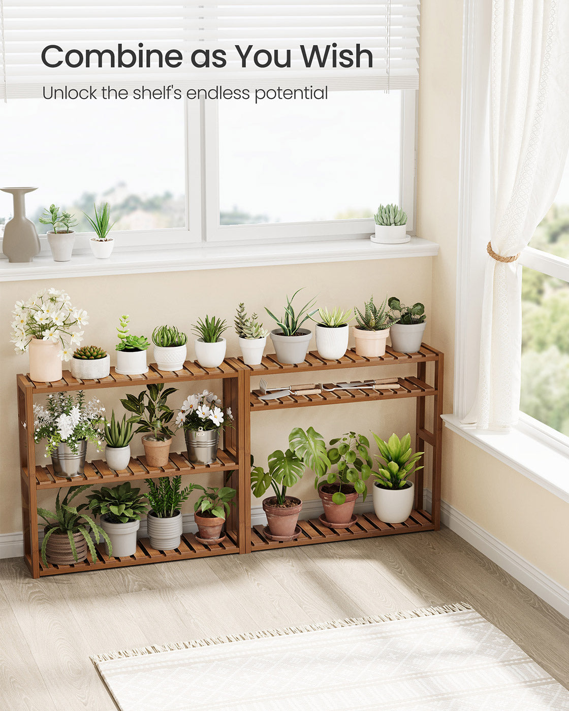 3-Tier Bamboo Bathroom Shelf