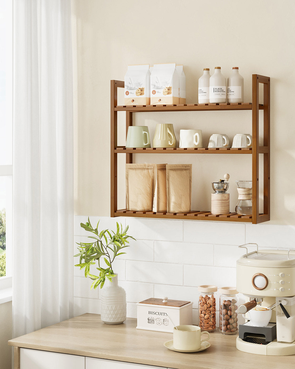 3-Tier Bamboo Bathroom Shelf