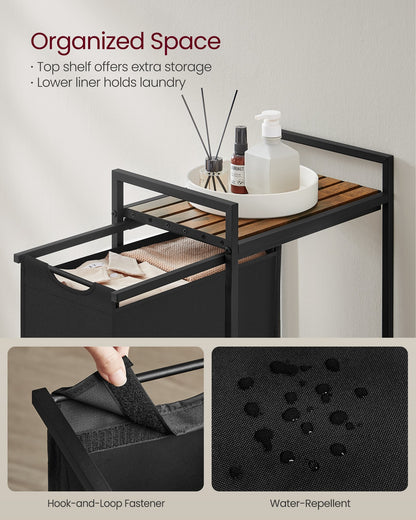 Laundry Sorter with A Pull-Out and Removable Bag, 12.7 Gallons (47 L) - image 3