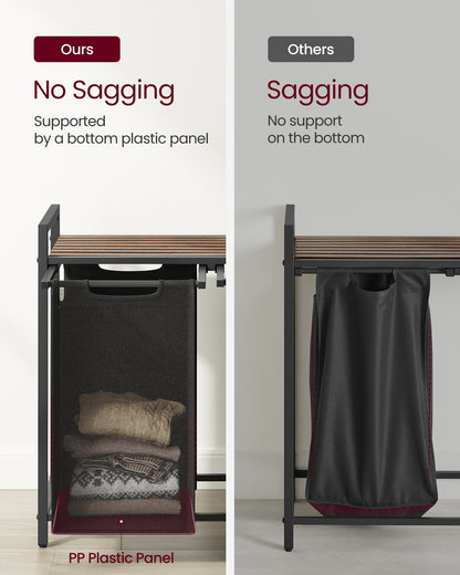 Laundry Hamper with 2 Pull-Out and Removable Bags, 2 x 12.1 Gallons (46L) - image 30