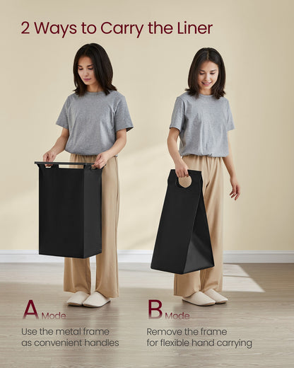 Laundry Hamper with 4 Pull-Out and Removable Bags, 4 x 10.6 Gallons (40L) - image 14