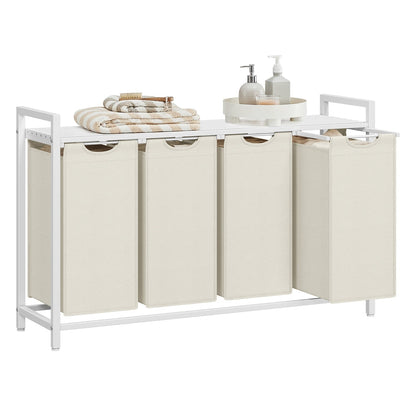 Laundry Hamper with 4 Pull-Out and Removable Bags, 4 x 10.6 Gallons (40L) - image 21