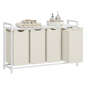 Laundry Hamper with 4 Pull-Out and Removable Bags, 4 x 10.6 Gallons (40L) - image 21