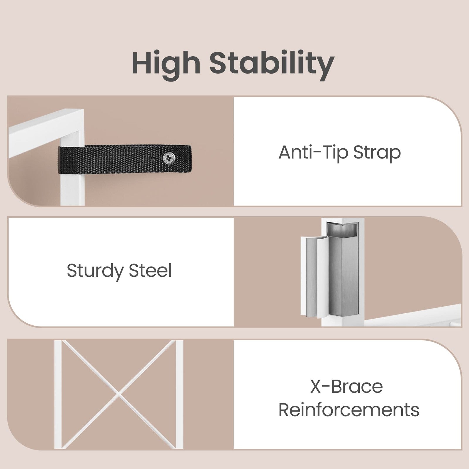 Metal shelving unit for versatile storage for entryway and kitchen - image 5