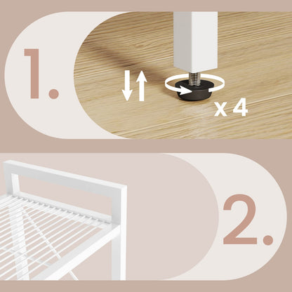 Metal shelving unit for versatile storage for entryway and kitchen - image 6