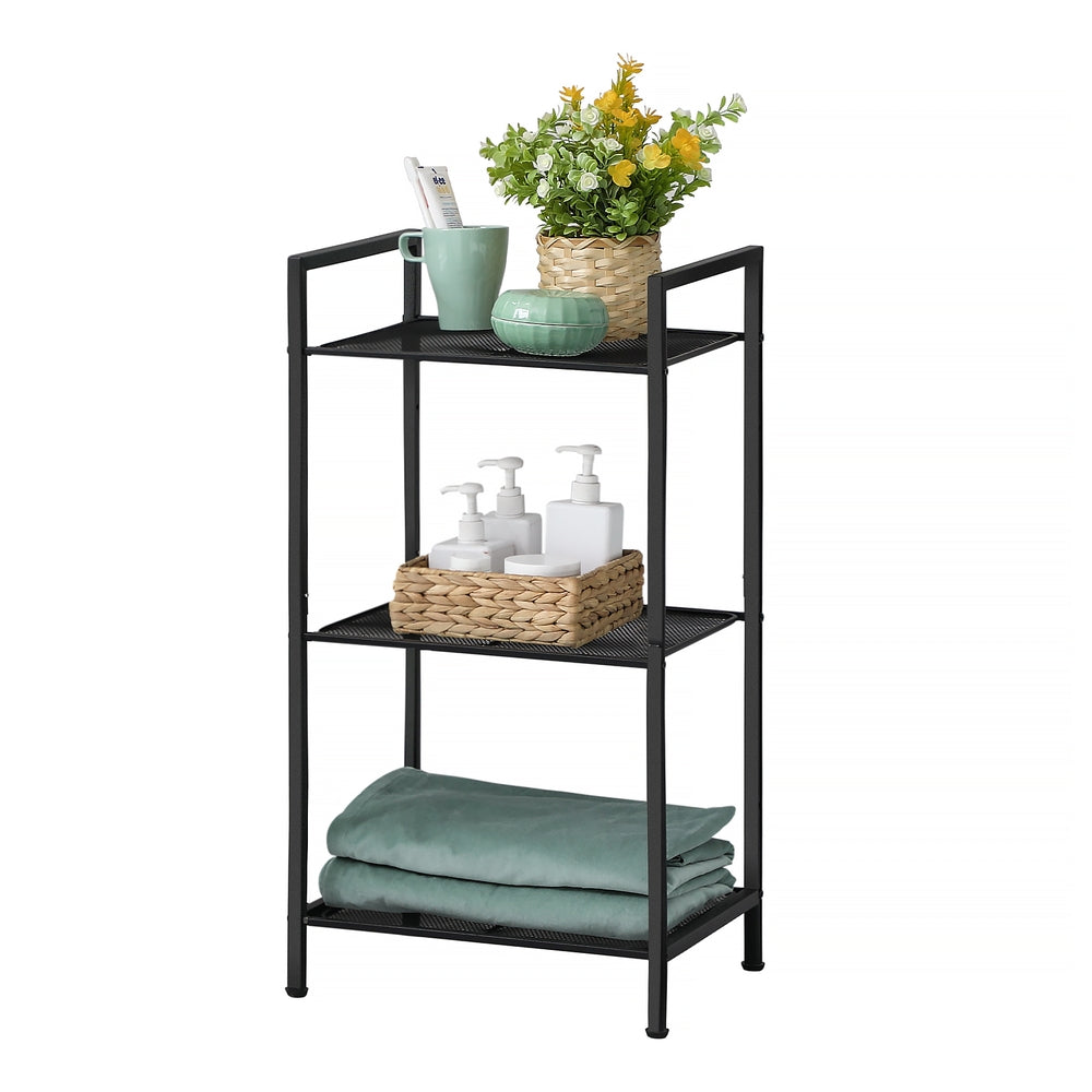 6-Tier Storage Rack, Adjustable Shelf, Classic Black - image 9