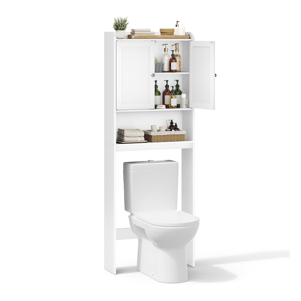 Over Toilet Storage Cabinet, 7.9 x 24. 6 x 70 Inches, Cloud White - image 8