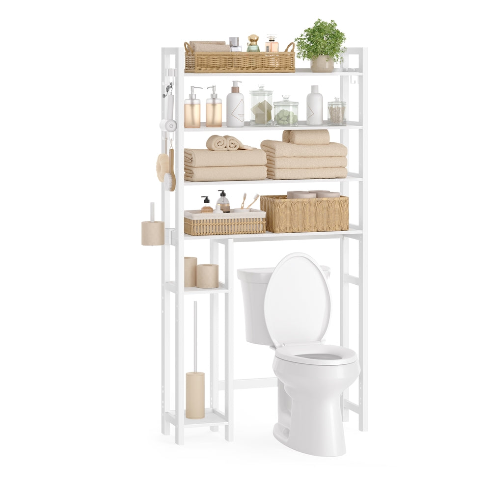 Over the Toilet Storage Shelf with Toilet Paper Holder