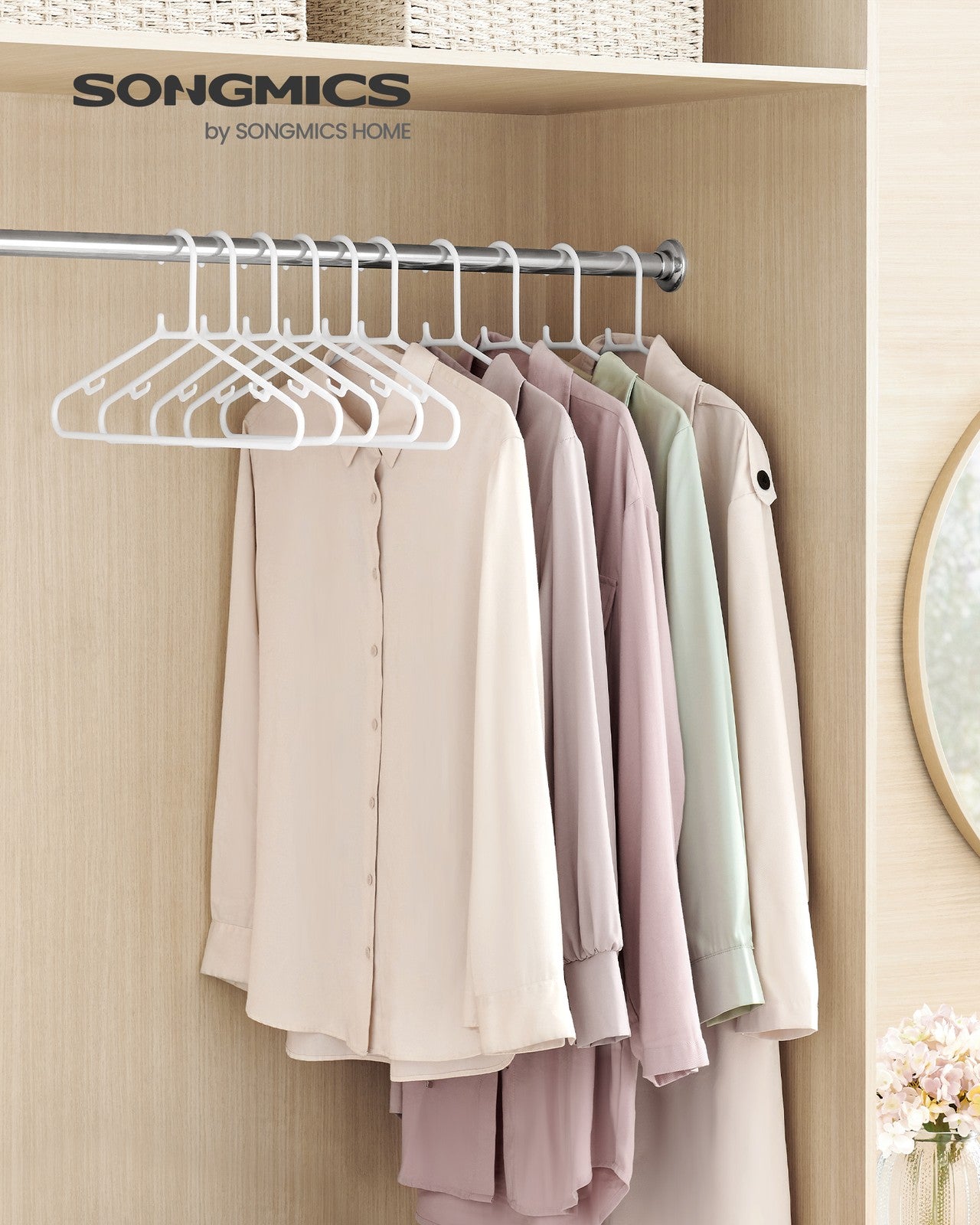 Plastic Clothes Hangers 50 Pack - image 2