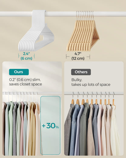 Plastic Clothes Hangers 50 Pack - image 3