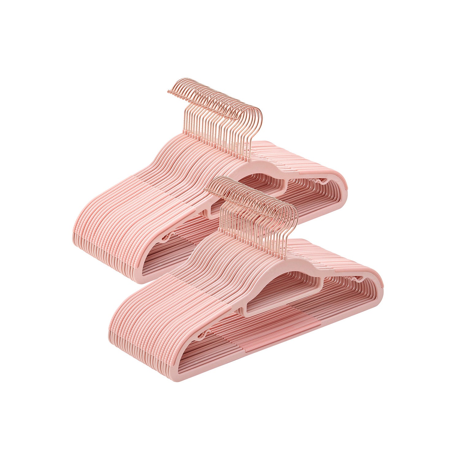 Pack of 50 Heavy-Duty Plastic Hangers