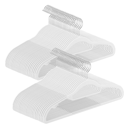 Pack of 50 Heavy-Duty Plastic Hangers with Non-Slip Design - image 1