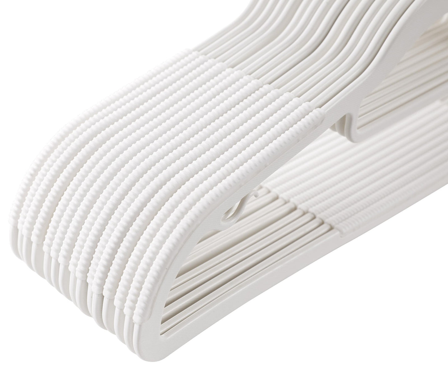 Pack of 50 Heavy-Duty Plastic Hangers with Non-Slip Design - image 11