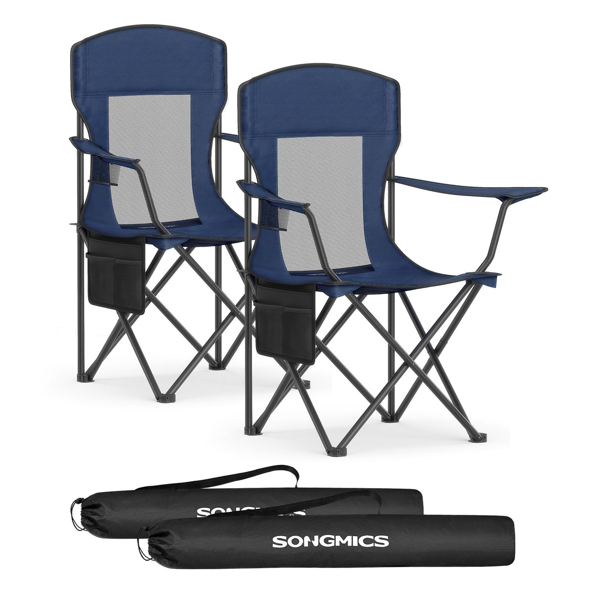 Foldable Sports Chairs Set of 2