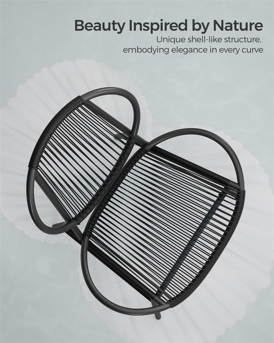 3-Piece Patio Bistro Furniture Set