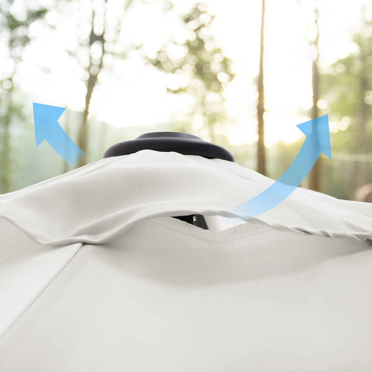 Patio Umbrella with Tilt and Crank Mechanism