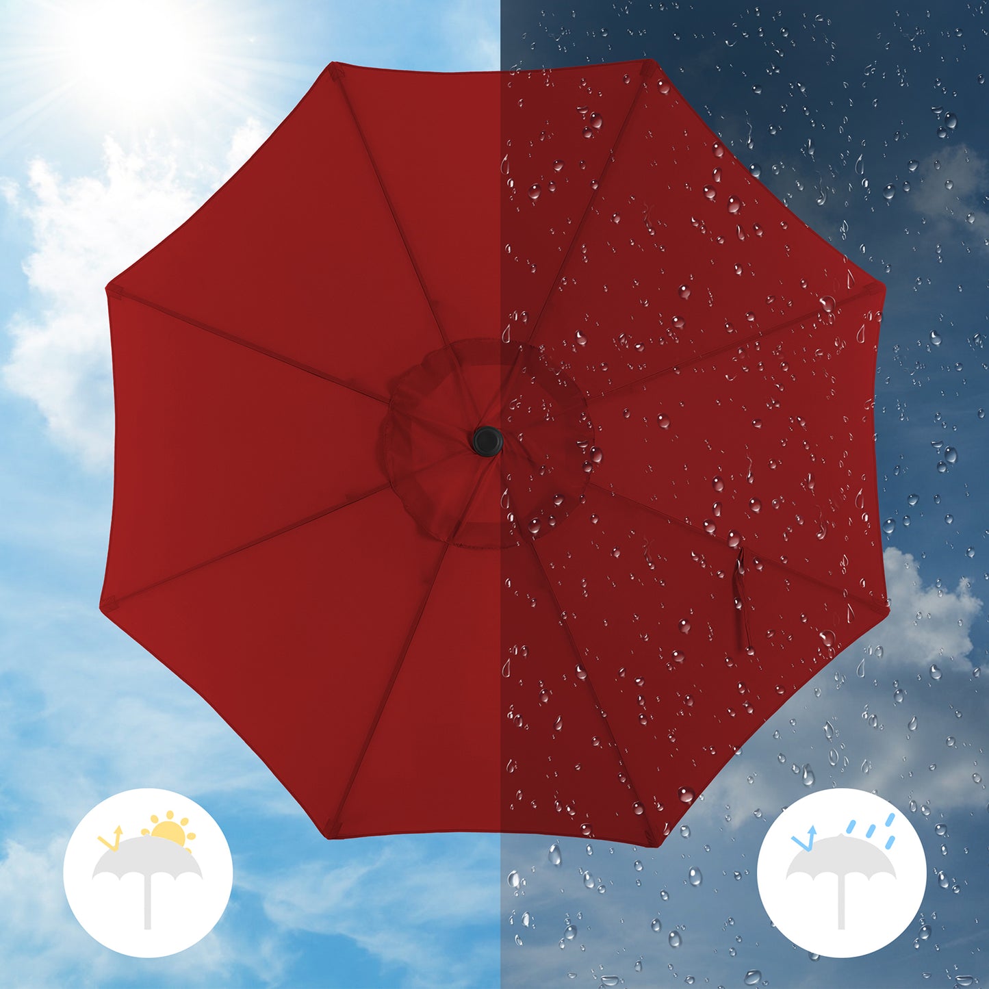 7.5ft Sun Parasol for Patio - image 6