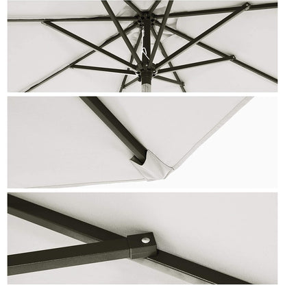 Patio Umbrella with Tilt and Crank Mechanism
