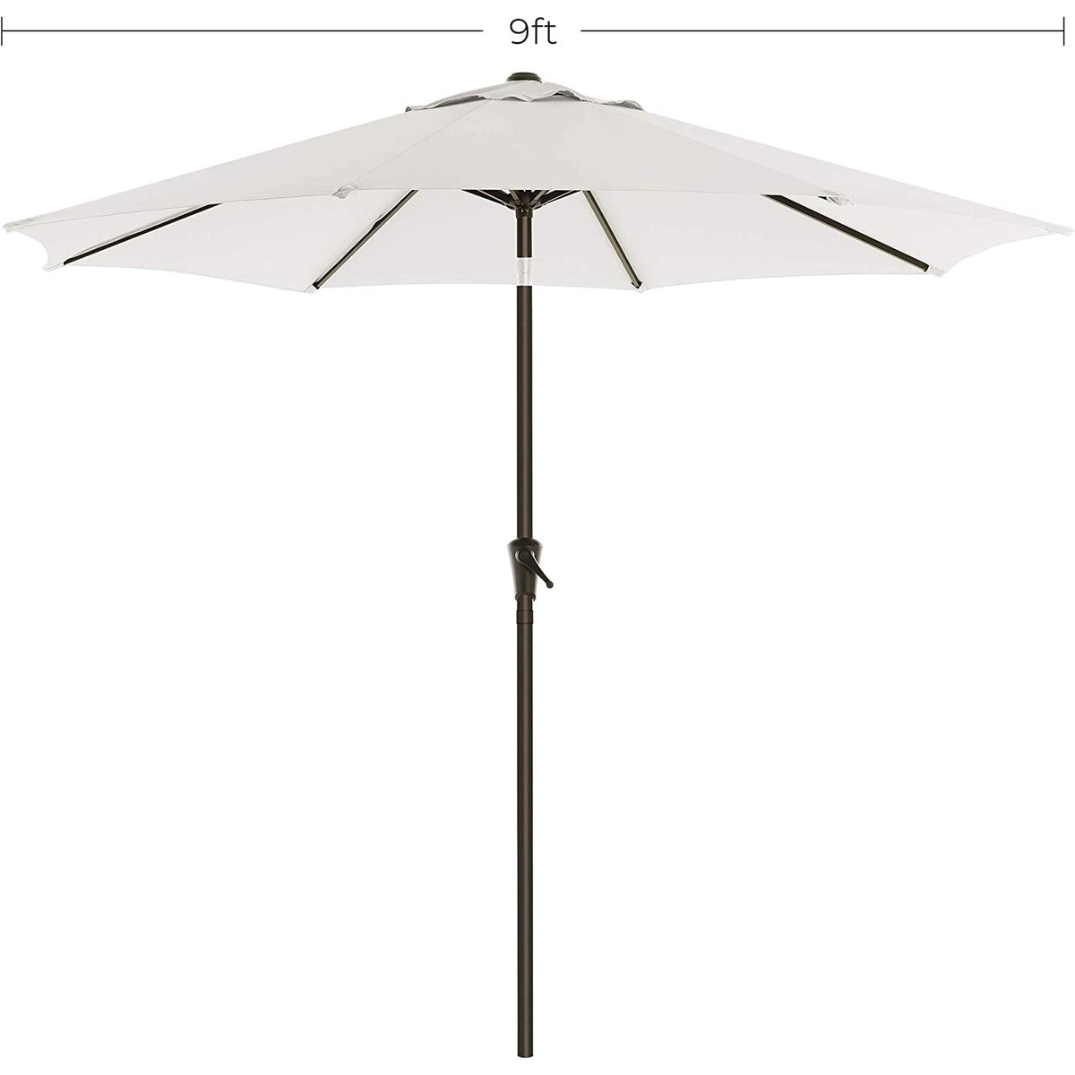 Patio Umbrella with Tilt and Crank Mechanism