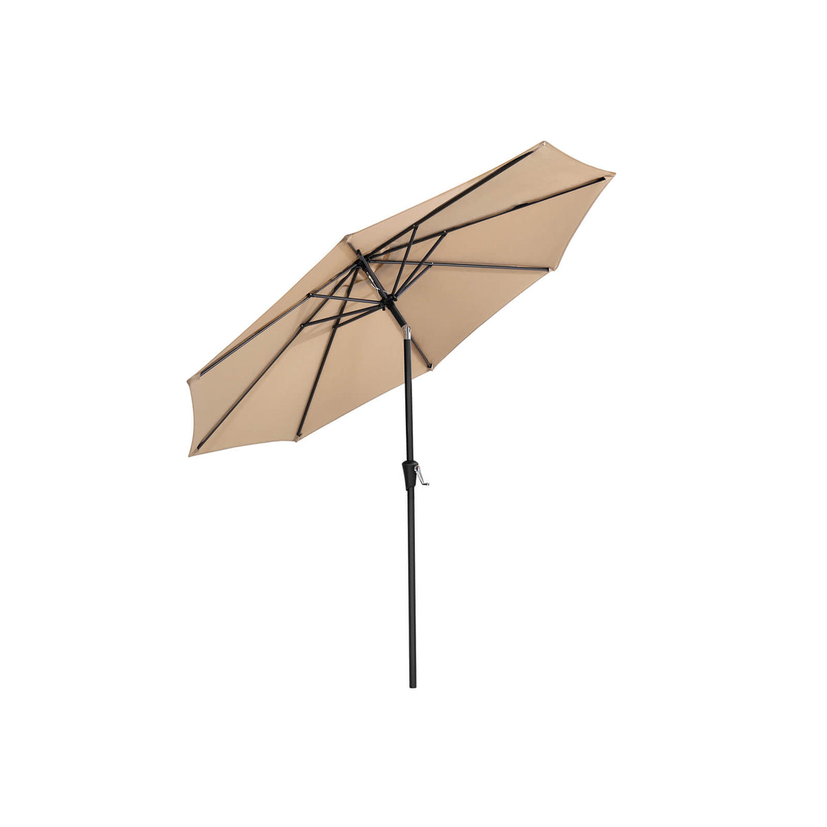 Patio Umbrella with Tilt and Crank Mechanism